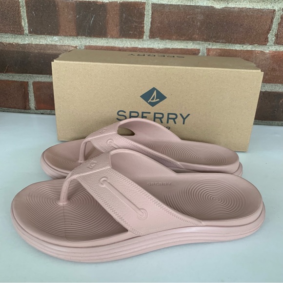 Sperry Womens Windward Faux Leather slide blush Casual Thong Sandals US 8 M NEW - Picture 4 of 8